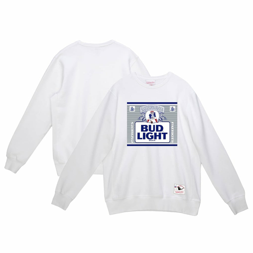 New England Patriots x Bud Light The Crest Pullover Sweatshirt - White outlet