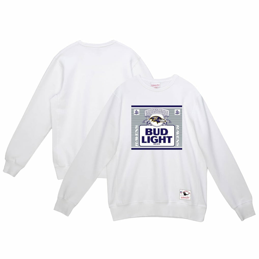 Baltimore Ravens x Bud Light The Crest Pullover Sweatshirt - White outlet