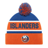 New York Islanders Starter Cuffed Knit Hat with Pom - Orange Hats