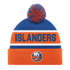 New York Islanders Starter Cuffed Knit Hat with Pom - Orange Hats