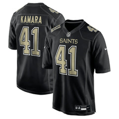 Alvin Kamara New Orleans Saints Fashion Game Jersey - Carbon Black on sale