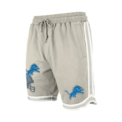 Detroit Lions New Era Stone Multi Patch Shorts - Light Beige cheap