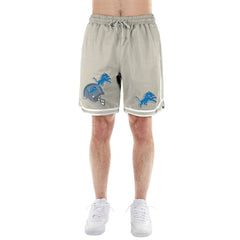Detroit Lions New Era Stone Multi Patch Shorts - Light Beige cheap
