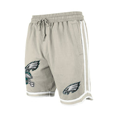 Philadelphia Eagles New Era Stone Multi Patch Shorts - Light Beige outlet