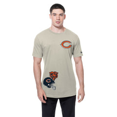 Chicago Bears New Era Multi Patch T-Shirt - Light Beige discount