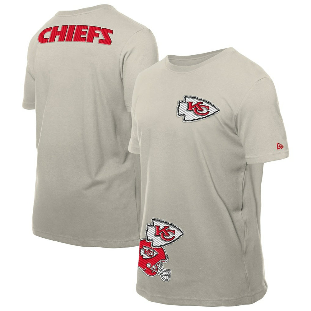 Kansas City Chiefs New Era Multi Patch T-Shirt - Light Beige sale