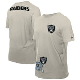 Las Vegas Raiders New Era Multi Patch T-Shirt - Light Beige cheap