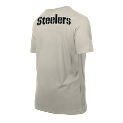 Pittsburgh Steelers New Era Multi Patch T-Shirt - Light Beige discount