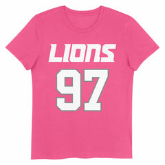 Aidan Hutchinson Detroit Lions Girls Youth Player Name & Number T-Shirt - Pink cheap