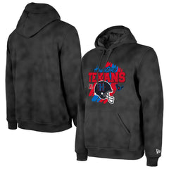Houston Texans New Era Identity Helmet Enzyme Washed Pullover Hoodie - Black online
