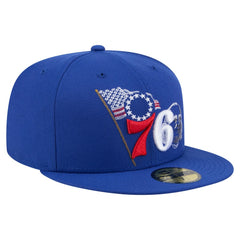 Philadelphia 76ers State Stitch 59FIFTY Fitted Hat - Royal outlet