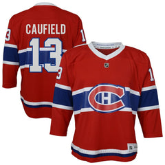 Cole Caufield Montreal Canadiens Youth Home Replica Player Jersey - Red Jerseys