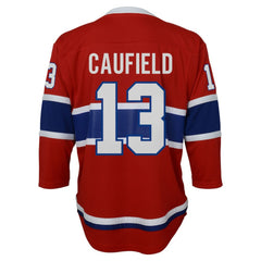Cole Caufield Montreal Canadiens Youth Home Replica Player Jersey - Red Jerseys