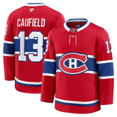 Cole Caufield Montreal Canadiens Fanatics Home Premium Jersey - Red Jerseys