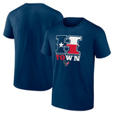 Houston Texans Hometown Rushing Yards T-Shirt - Navy sale