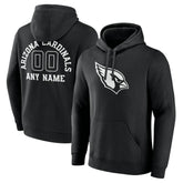 Arizona Cardinals Personalized Name & Number Pullover Hoodie - Black on sale