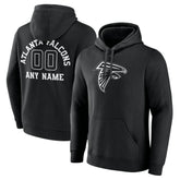 Atlanta Falcons Personalized Name & Number Pullover Hoodie - Black online