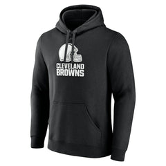 Cleveland Browns Personalized Name & Number Pullover Hoodie - Black discount