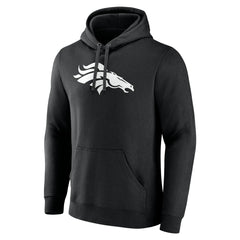 Denver Broncos Personalized Name & Number Pullover Hoodie - Black cheap