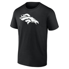 Denver Broncos Personalized Name & Number Monochrome T-Shirt - Black cheap