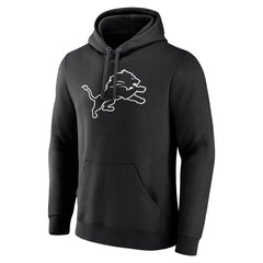 Detroit Lions Personalized Name & Number Pullover Hoodie - Black outlet