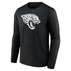 Jacksonville Jaguars Personalized Name & Number Monochrome Long Sleeve T-Shirt - Black outlet