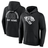 Jacksonville Jaguars Personalized Name & Number Pullover Hoodie - Black discount