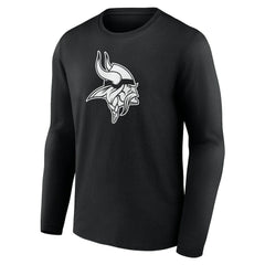 Minnesota Vikings Personalized Name & Number Monochrome Long Sleeve T-Shirt - Black sale