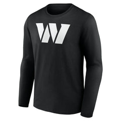Washington Commanders Personalized Name & Number Monochrome Long Sleeve T-Shirt - Black sale