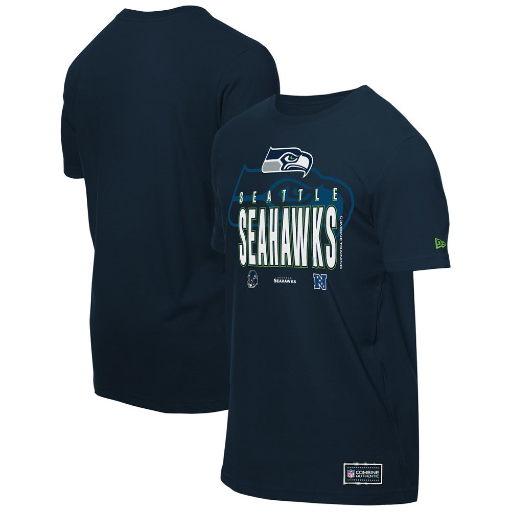 Seattle Seahawks New Era 2025 NFL Training Camp T-Shirt - College Navy on sale