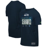 Seattle Seahawks New Era 2025 NFL Training Camp T-Shirt - College Navy on sale