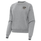 Cincinnati Bengals Antigua Women's Victory Pullover Sweatshirt - Heather Gray on sale