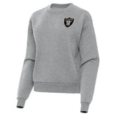 Las Vegas Raiders Antigua Women's Victory Pullover Sweatshirt - Heather Gray cheap