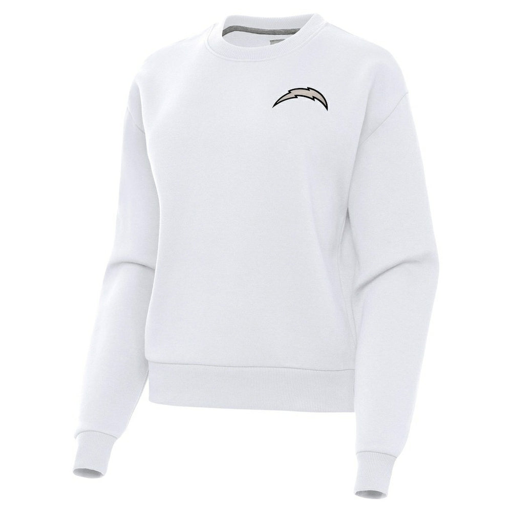 Los Angeles Chargers Antigua Women's Victory Pullover Sweatshirt - White sale