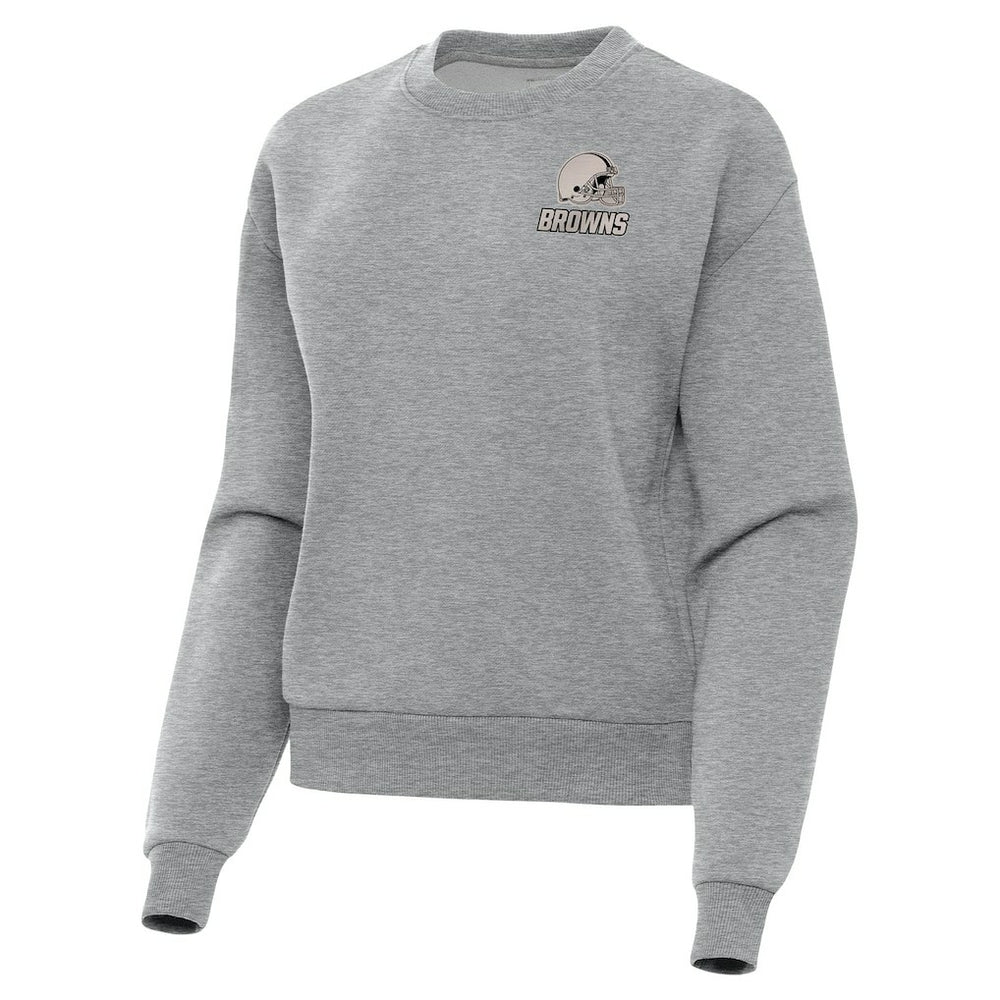 Cleveland Browns Antigua Women's Victory Pullover Sweatshirt - Heather Gray discount