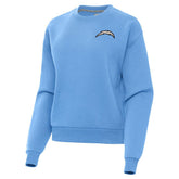 Los Angeles Chargers Antigua Women's Victory Pullover Sweatshirt - Powder Blue for sale