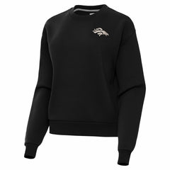 Denver Broncos Antigua Women's Victory Pullover Sweatshirt - Black on sale