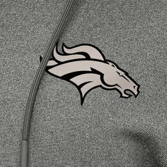 Denver Broncos Antigua Women's Justice Pullover Hoodie - Heather Black online