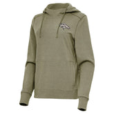 Denver Broncos Antigua Women's Justice Pullover Hoodie - Olive outlet