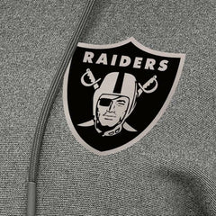Las Vegas Raiders Antigua Women's Justice Pullover Hoodie - Heather Black on sale