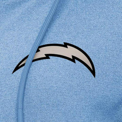 Los Angeles Chargers Antigua Women's Seeker Full-Zip Hoodie Jacket - Heather Powder Blue sale