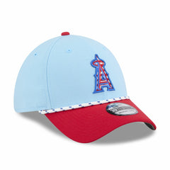 Los Angeles Angels 2025 Fourth of July 39THIRTY Flex Hat Light Blue/Red