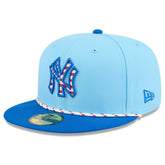 New York Yankees 2025 Fourth of July 59FIFTY Fitted Hat Light Blue/Blue