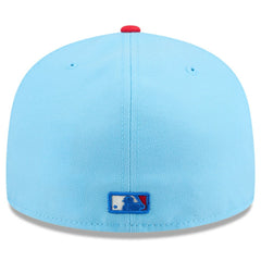 San Diego Padres 2025 Fourth of July 59FIFTY Fitted Hat Light Blue/Red