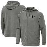 Houston Texans Antigua Effortless Full-Zip Hoodie Jacket - Heather Black outlet