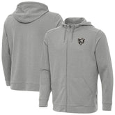 Chicago Bears Antigua Effortless Full-Zip Hoodie Jacket - Heather Gray discount