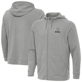New Orleans Saints Antigua Effortless Full-Zip Hoodie Jacket - Heather Gray cheap