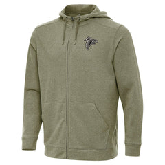 Atlanta Falcons Antigua Effortless Full-Zip Hoodie Jacket - Olive outlet