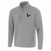 Houston Texans Antigua Insider Quarter-Zip Jacket - Gray on sale