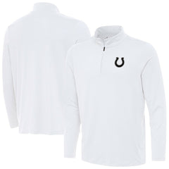 Indianapolis Colts Antigua Reprocess Quarter-Zip Top - White outlet